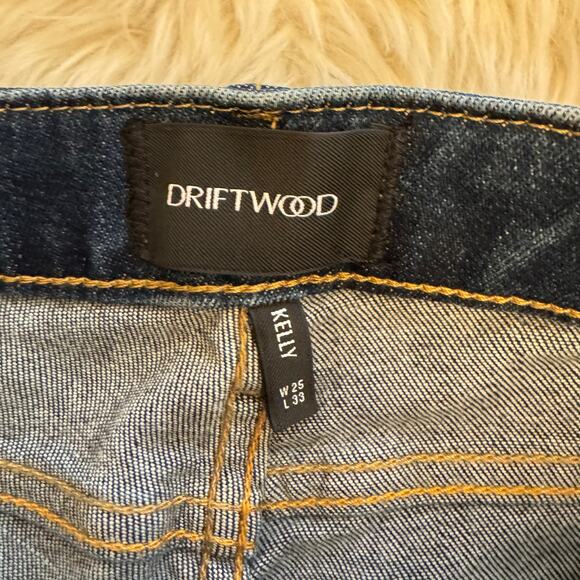 Driftwood Kelly High Rise Bootcut Leg Denim Jeans W25 L33 NWOT - Picture 6 of 13